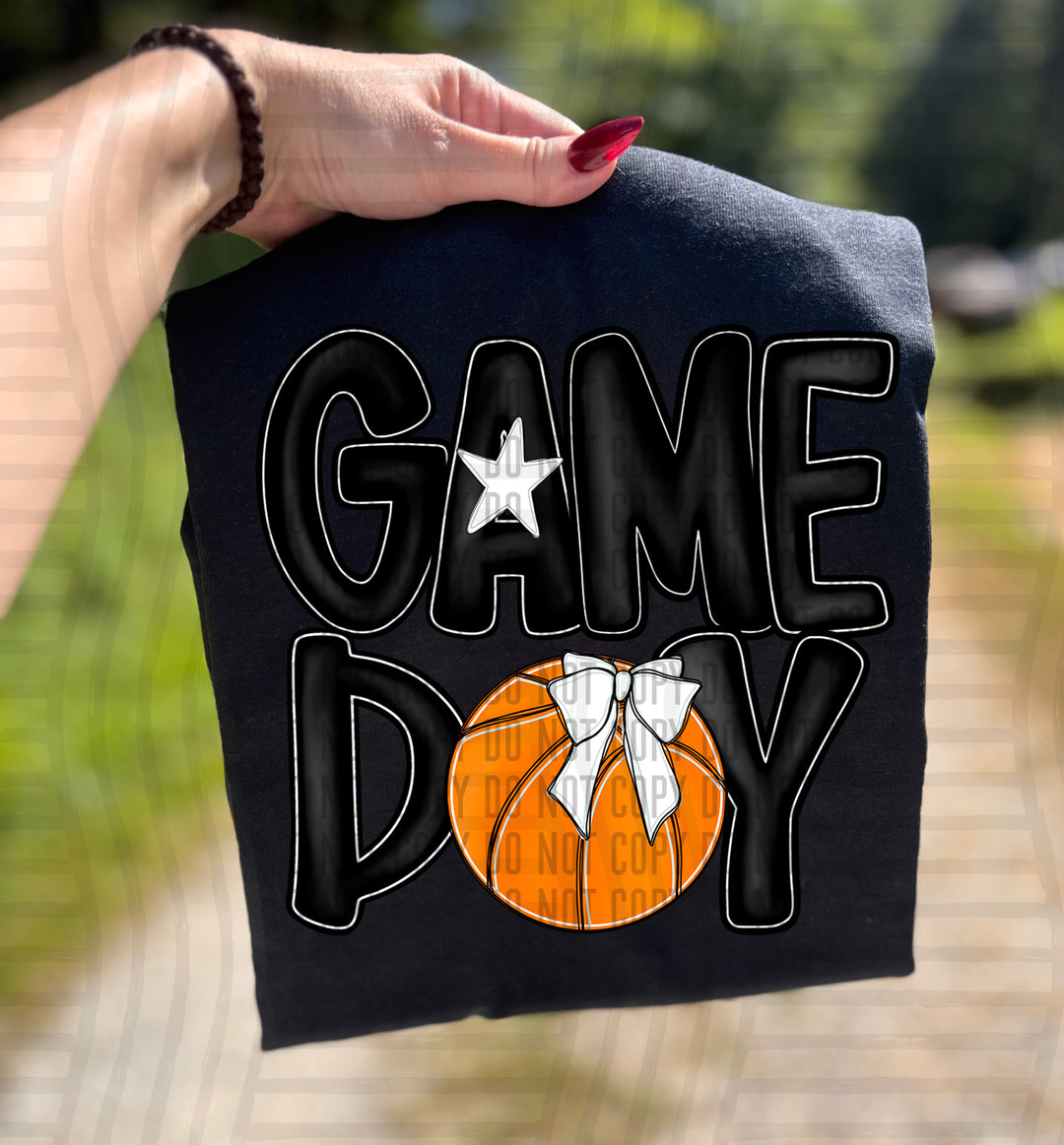 Game Day Basketball DTF Print