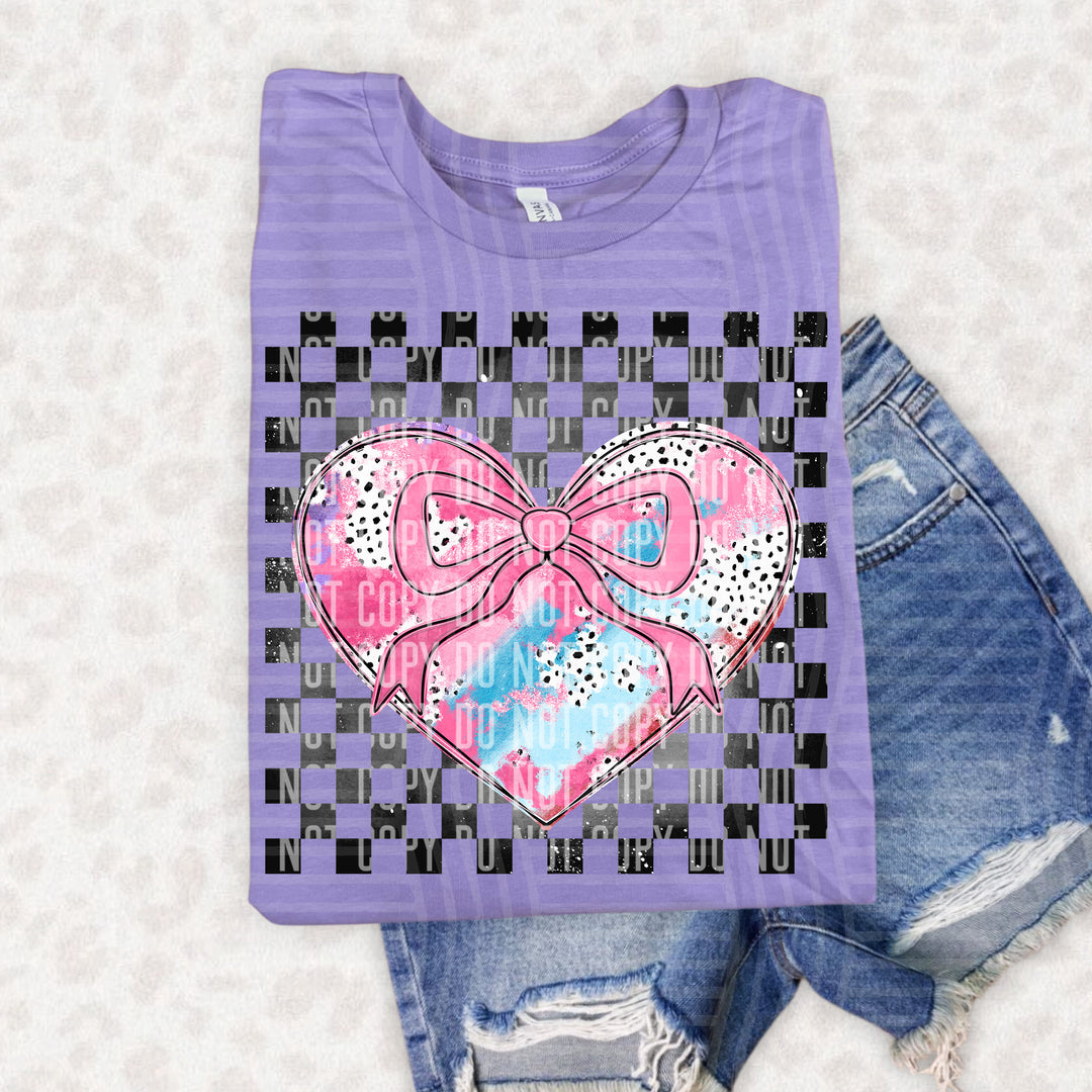 Checkered DTF Print