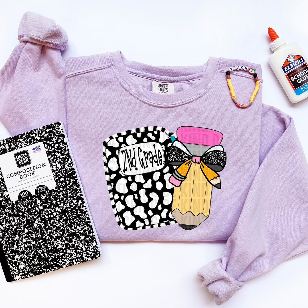 Leopard Pencil Bow Collection DTF Print