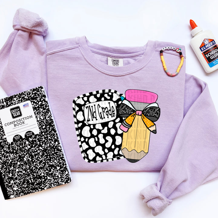 Leopard Pencil Bow Collection DTF Print