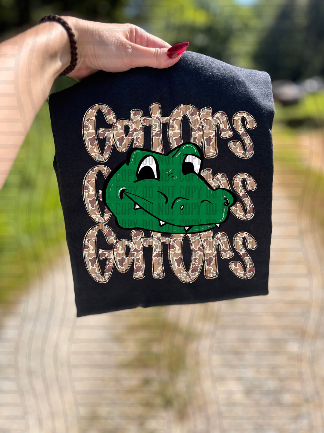 Camo Mascot Heads DTF Print