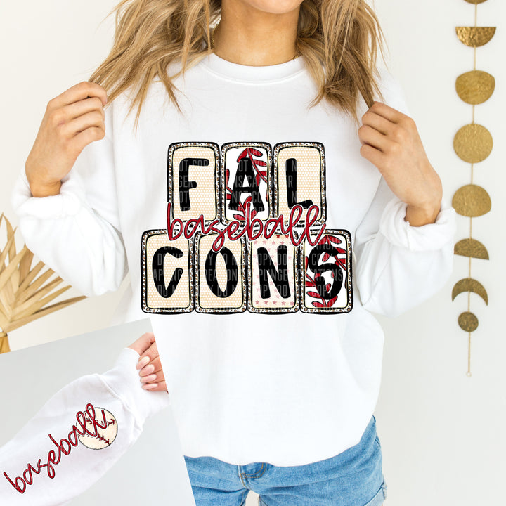 Baseball Boxed FRONT DTF Print