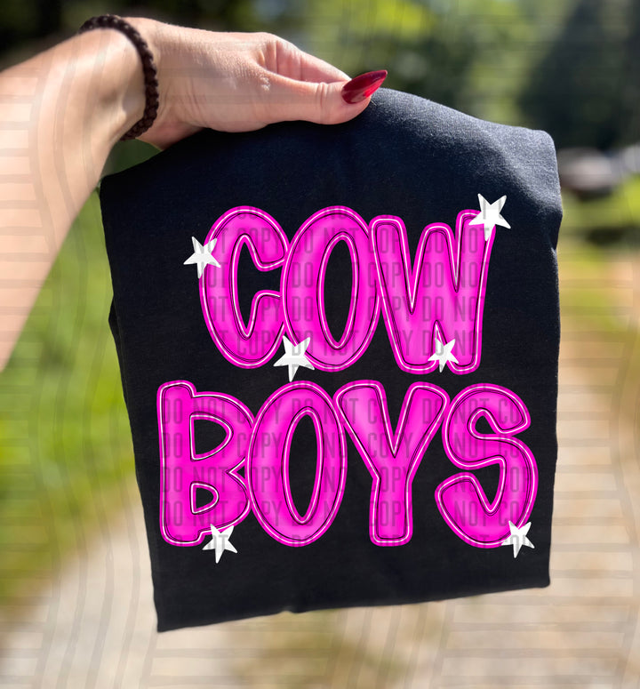 Pink And Preppy Split DTF Print