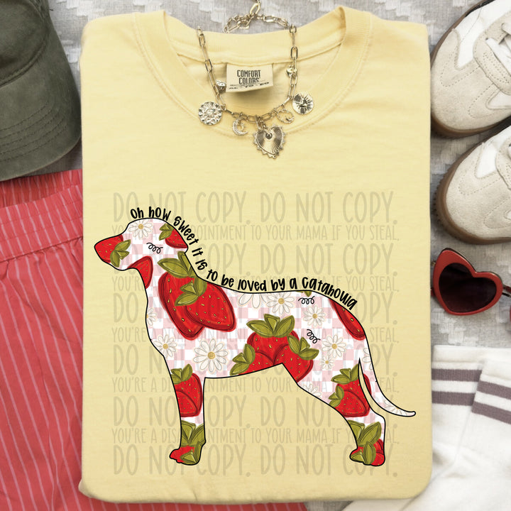 How Sweet Dog DTF Print