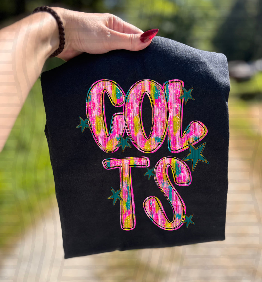 Holiday Brushstroke DTF Print