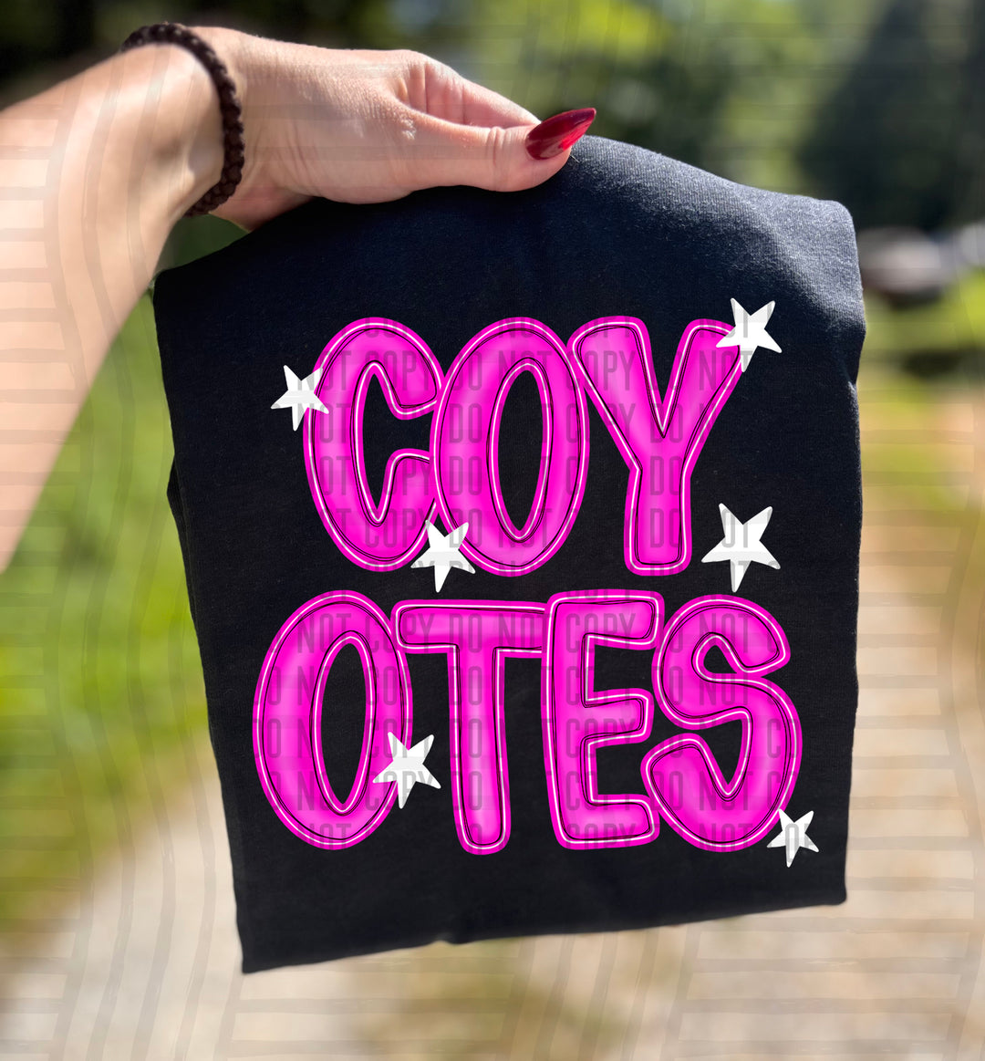 Pink And Preppy Split DTF Print