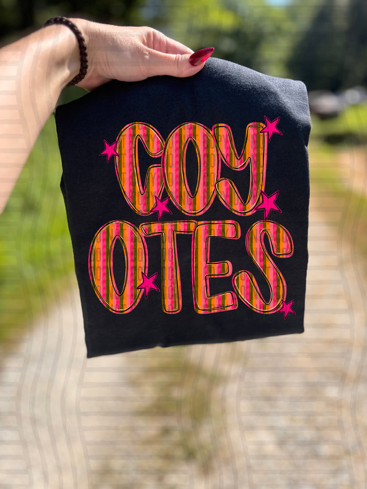 Holly Jolly Cheer Striped DTF Print