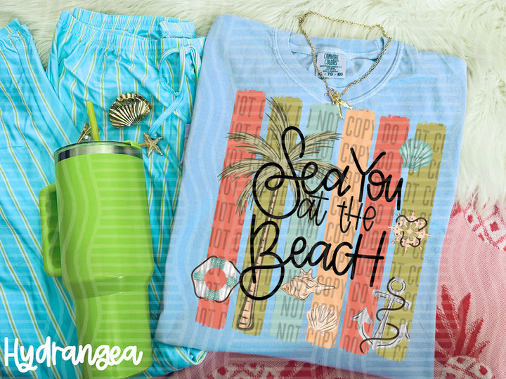 See You At The Beach DTF Print
