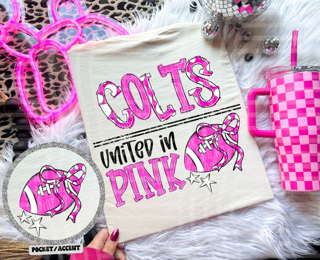 United In Pink Mascots DTF Print