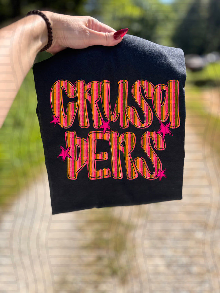 Holly Jolly Cheer Striped DTF Print