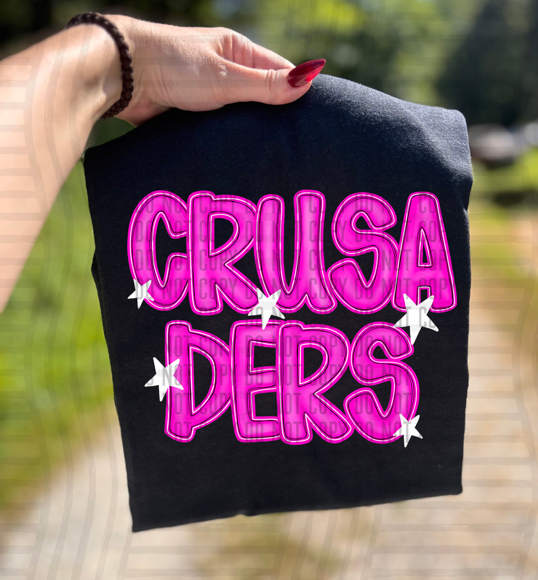 Pink And Preppy Split DTF Print