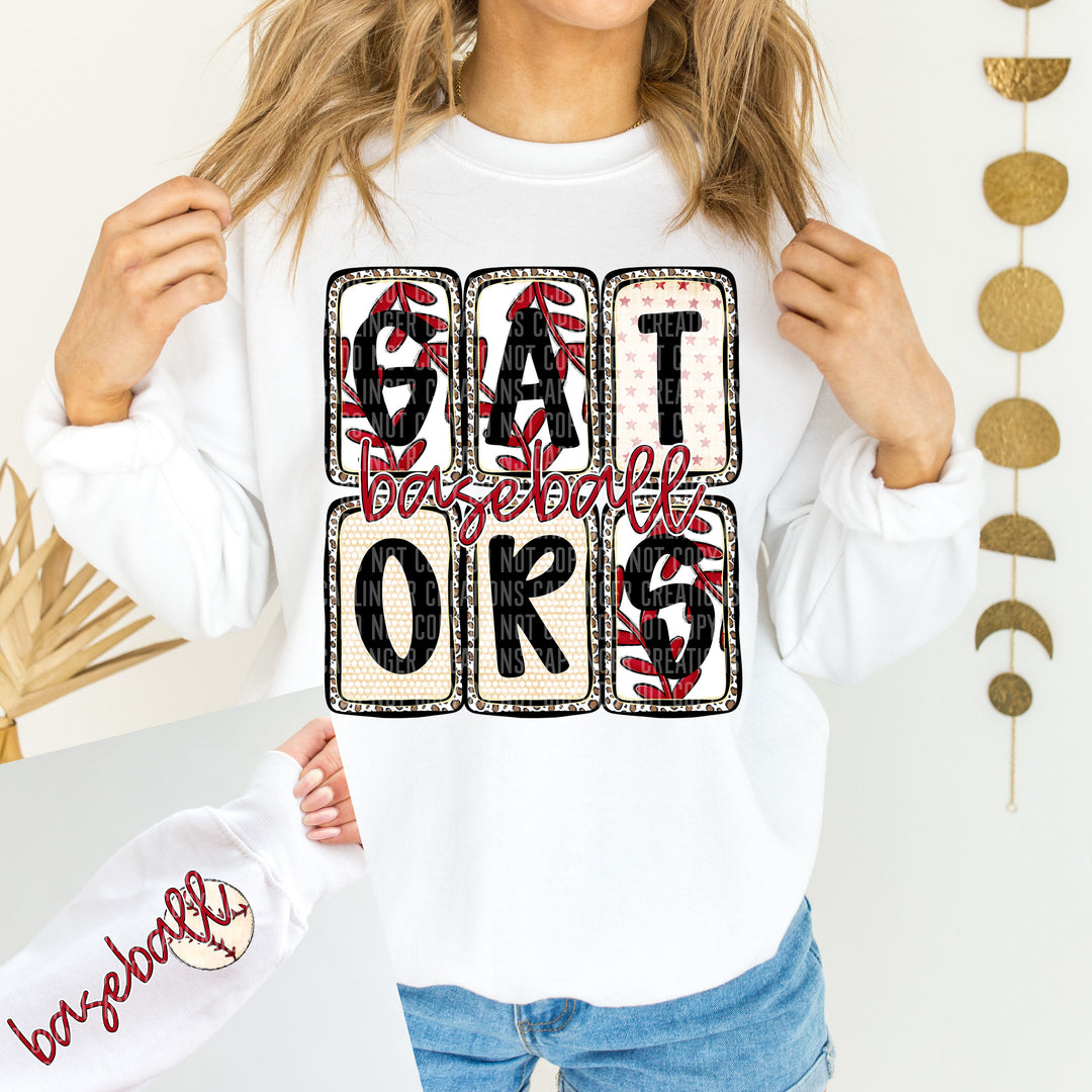 Baseball Boxed FRONT DTF Print