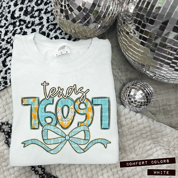Dotted Daisy Zip Codes DTF Print