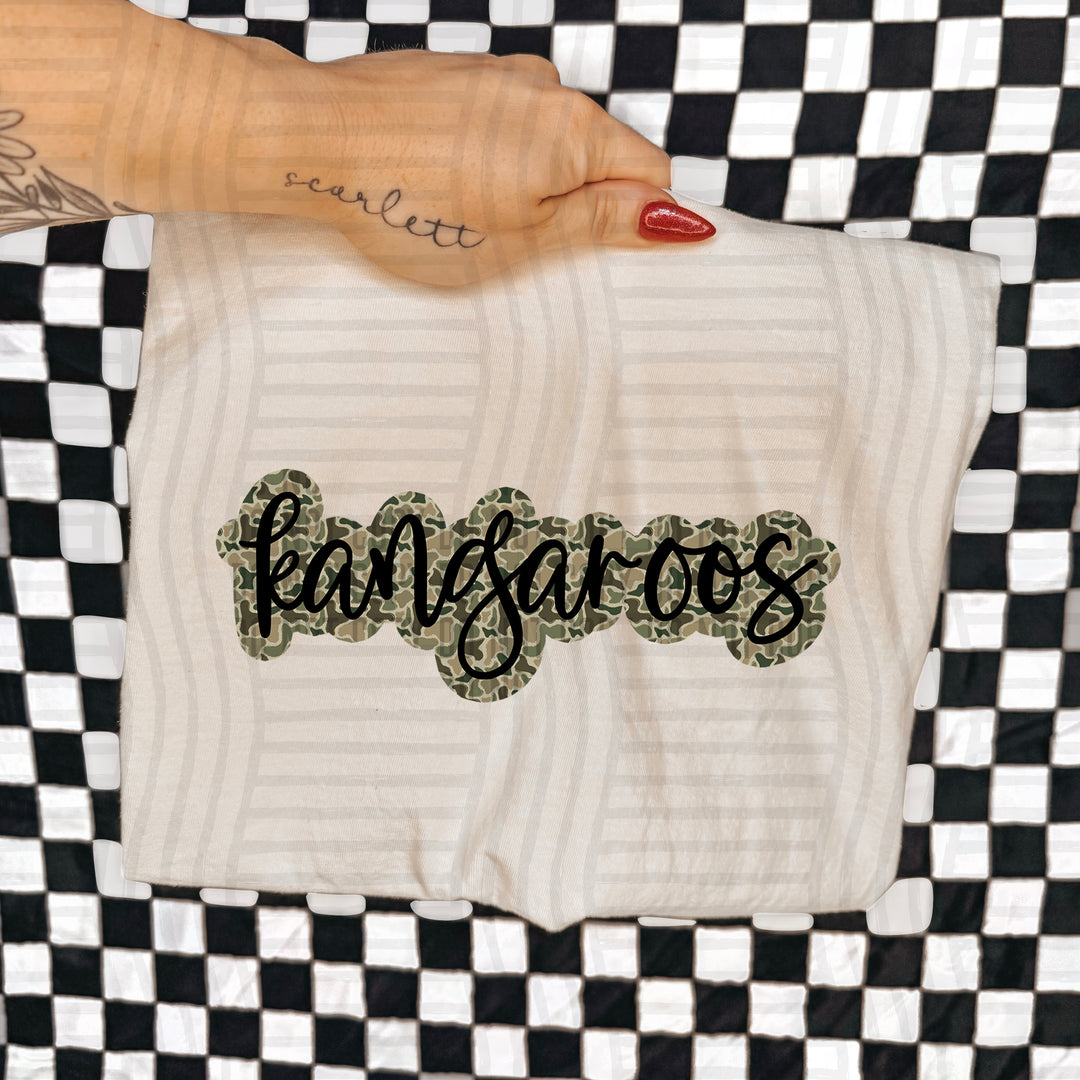 Camo Mascots DTF Print