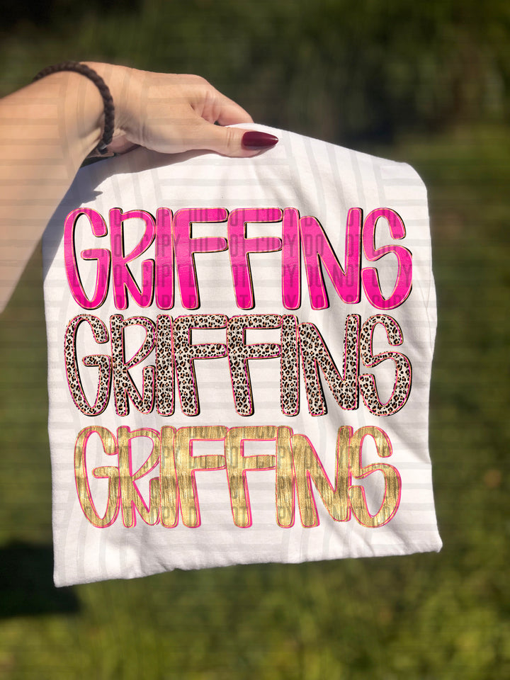 Pretty In Pink Triple Stacked DTF Print