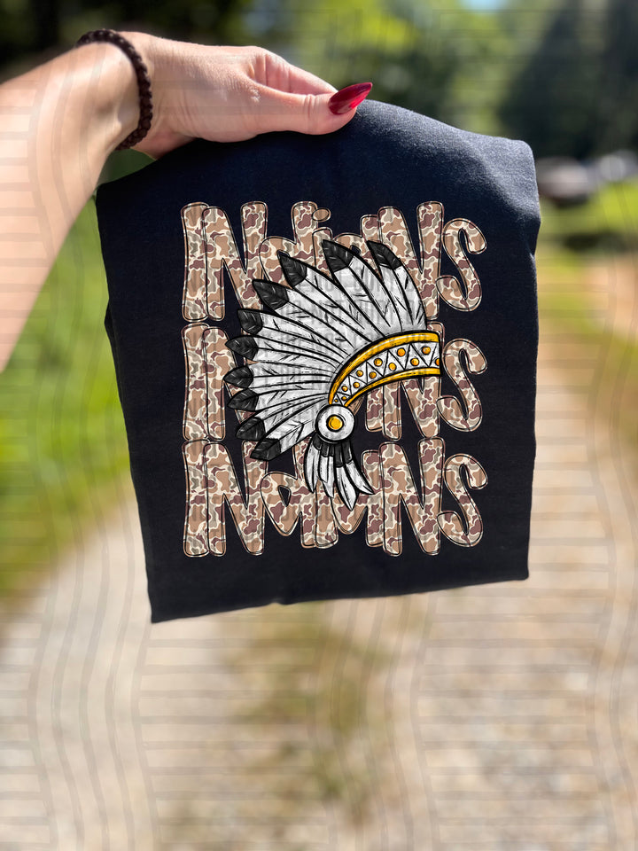 Camo Mascot Heads DTF Print