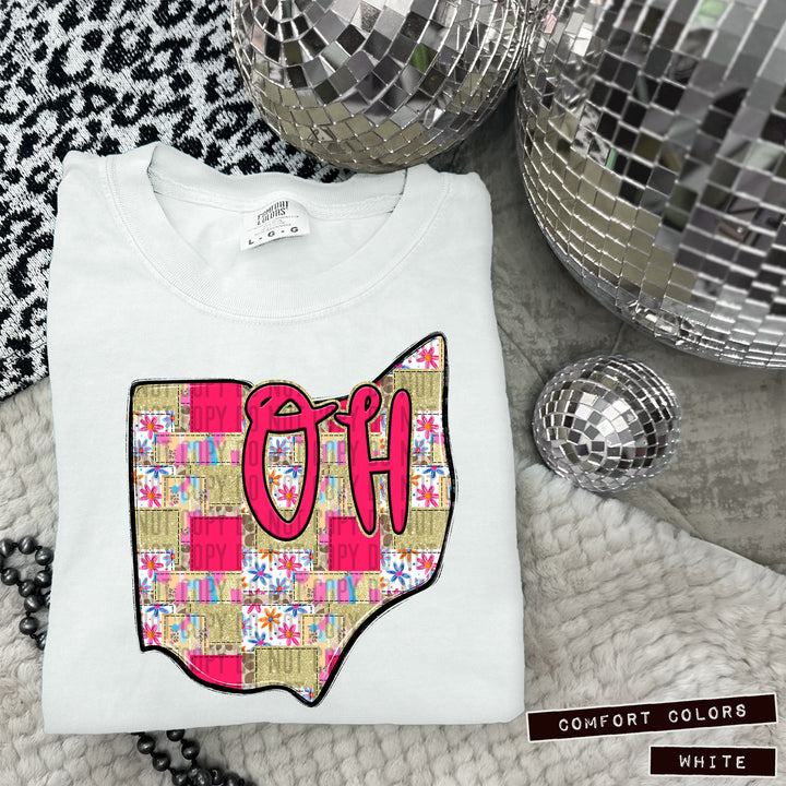 Patches States DTF Print