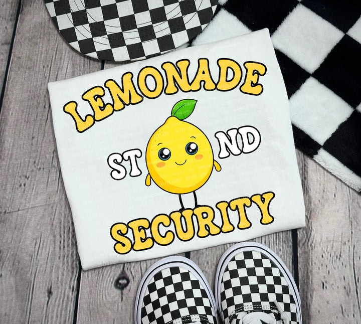 Lemonade Security DTF Print