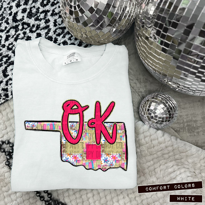 Patches States DTF Print