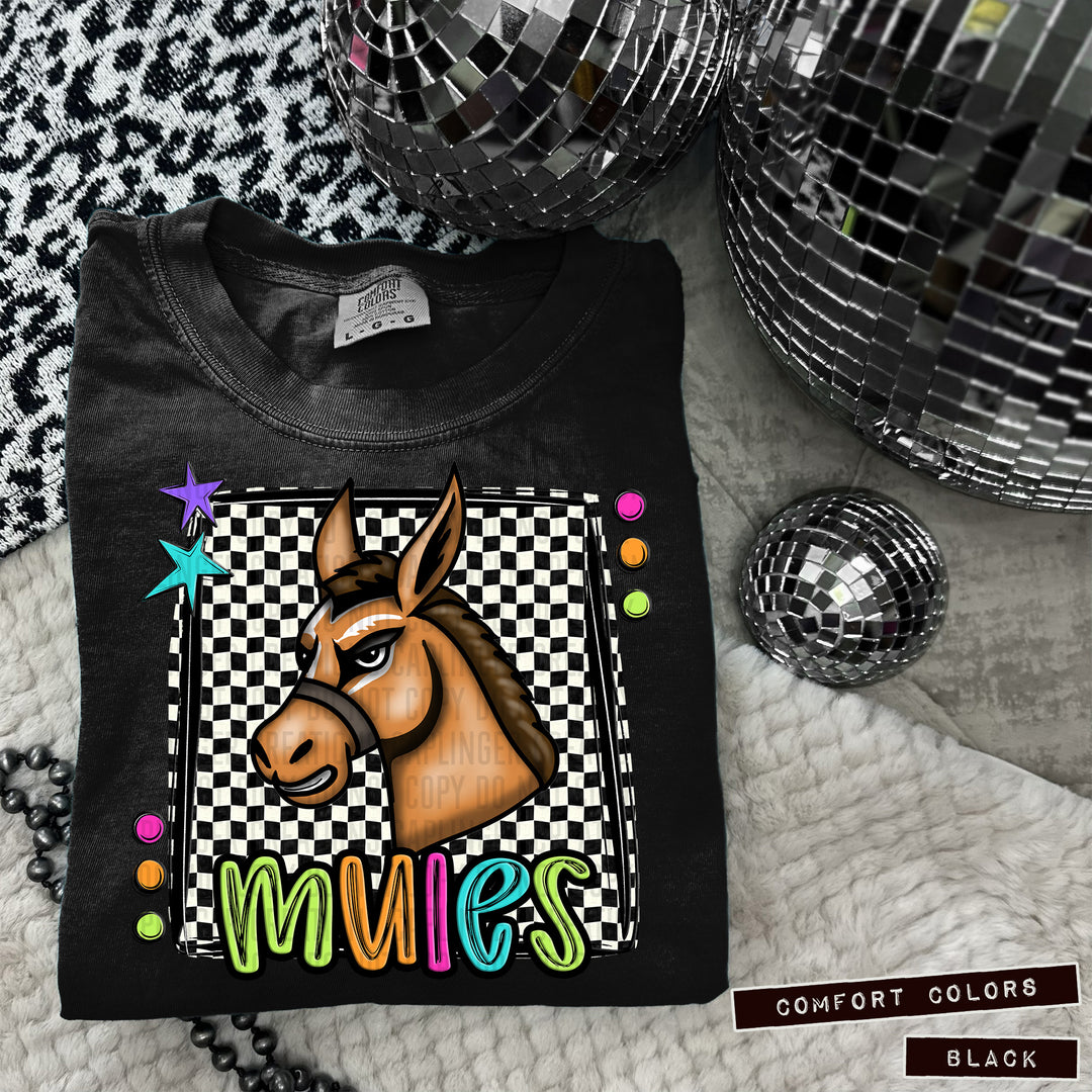 Preppy Bright Mascots Round 2 DTF Print