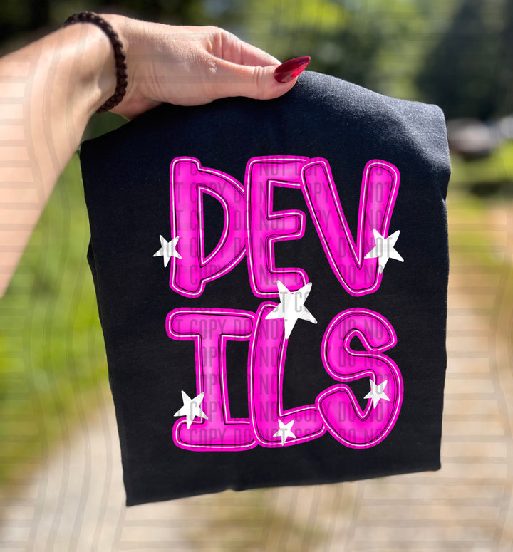 Pink And Preppy Split DTF Print