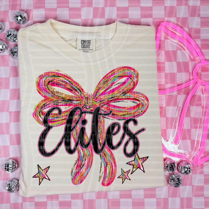 Whimsical Christmas Bows Mascots DTF Print