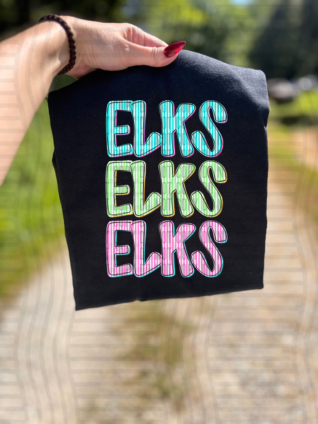 Seersucker Tri/Quad Stacked DTF Print