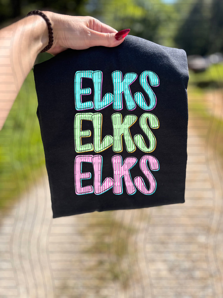 Seersucker Tri/Quad Stacked DTF Print