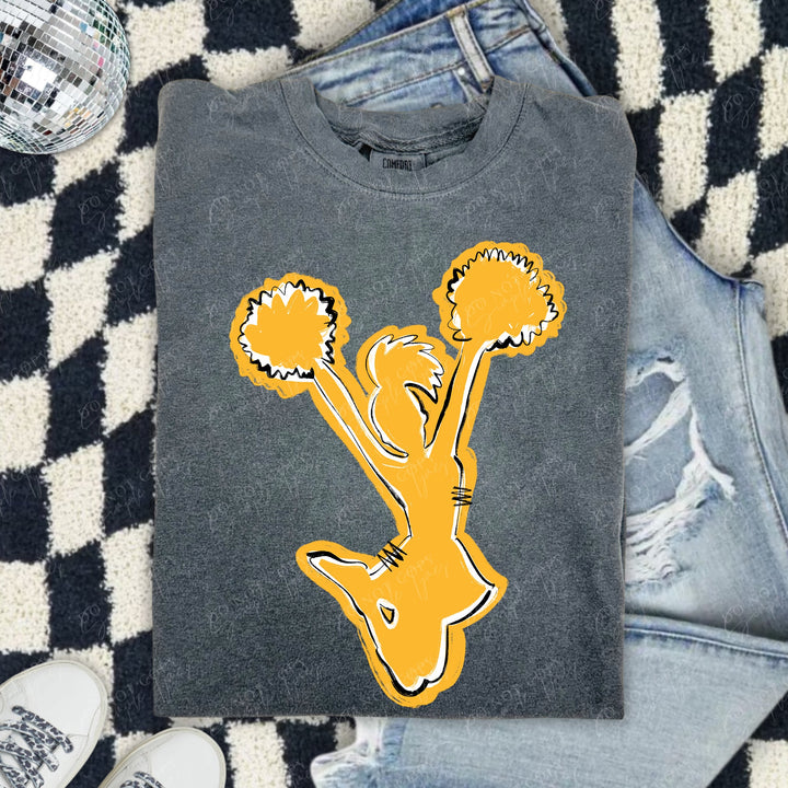 Cheerleader Spirit Stack DTF Print