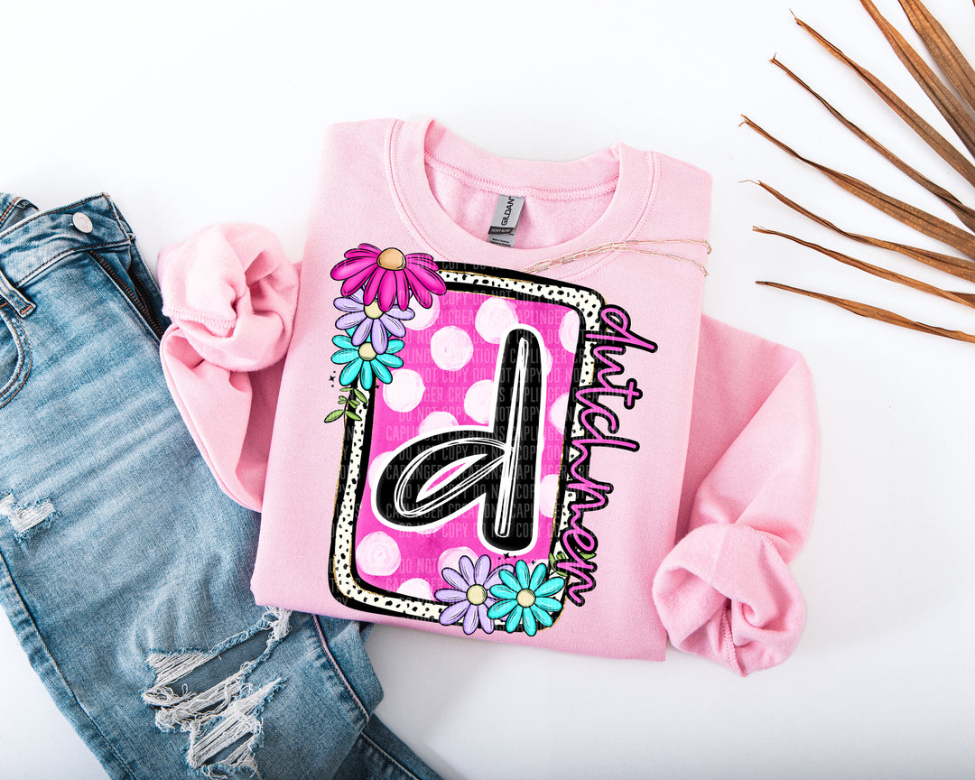 Floral Bloom DTF Print