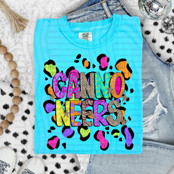 Funky Mix Up Leopard Spots DTF Print