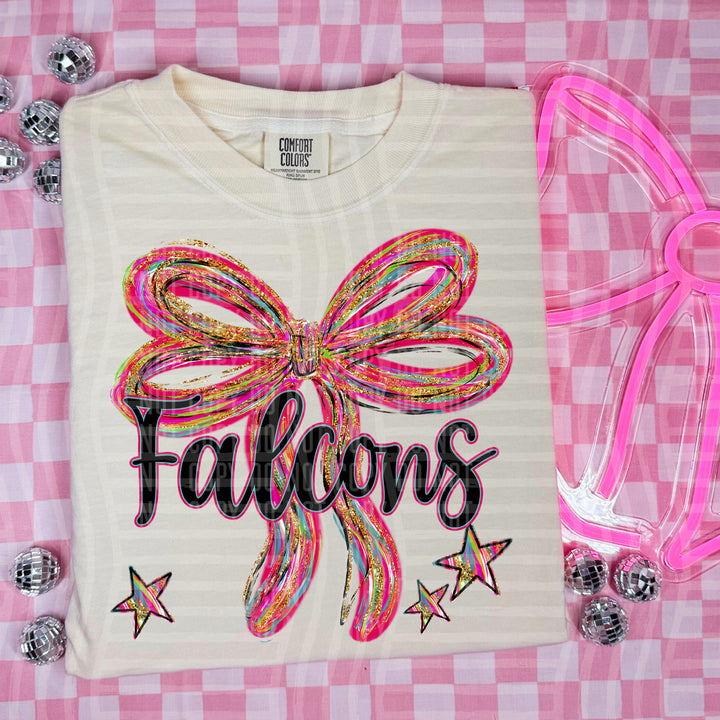 Whimsical Christmas Bows Mascots DTF Print