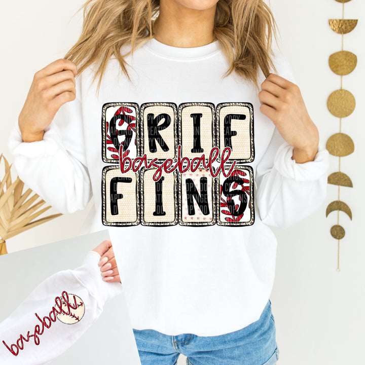 Baseball Boxed FRONT DTF Print