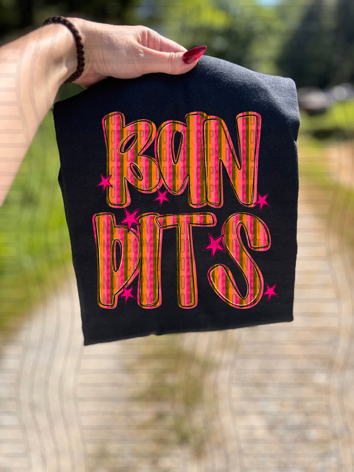 Holly Jolly Cheer Striped DTF Print