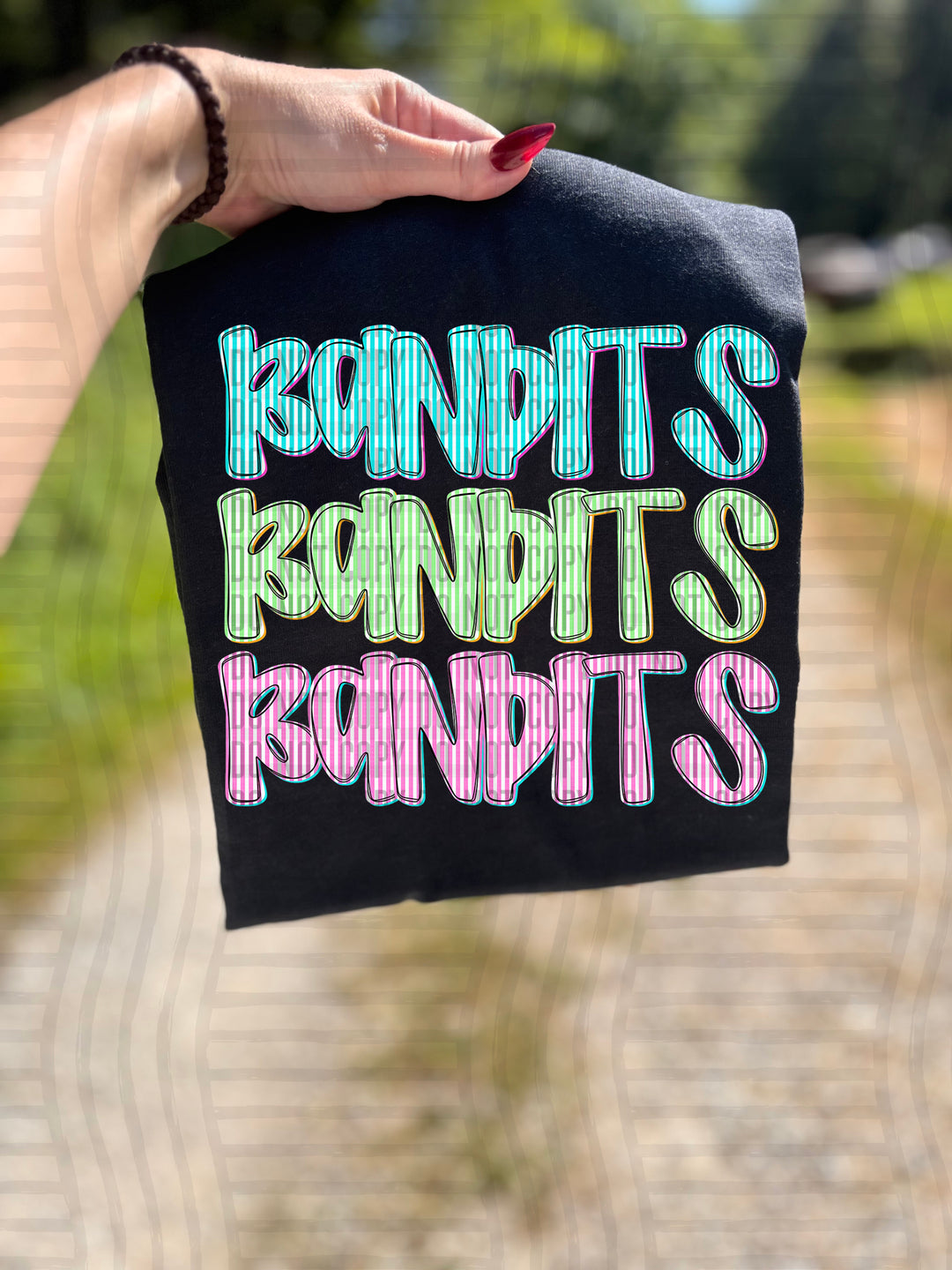 Seersucker Tri/Quad Stacked DTF Print