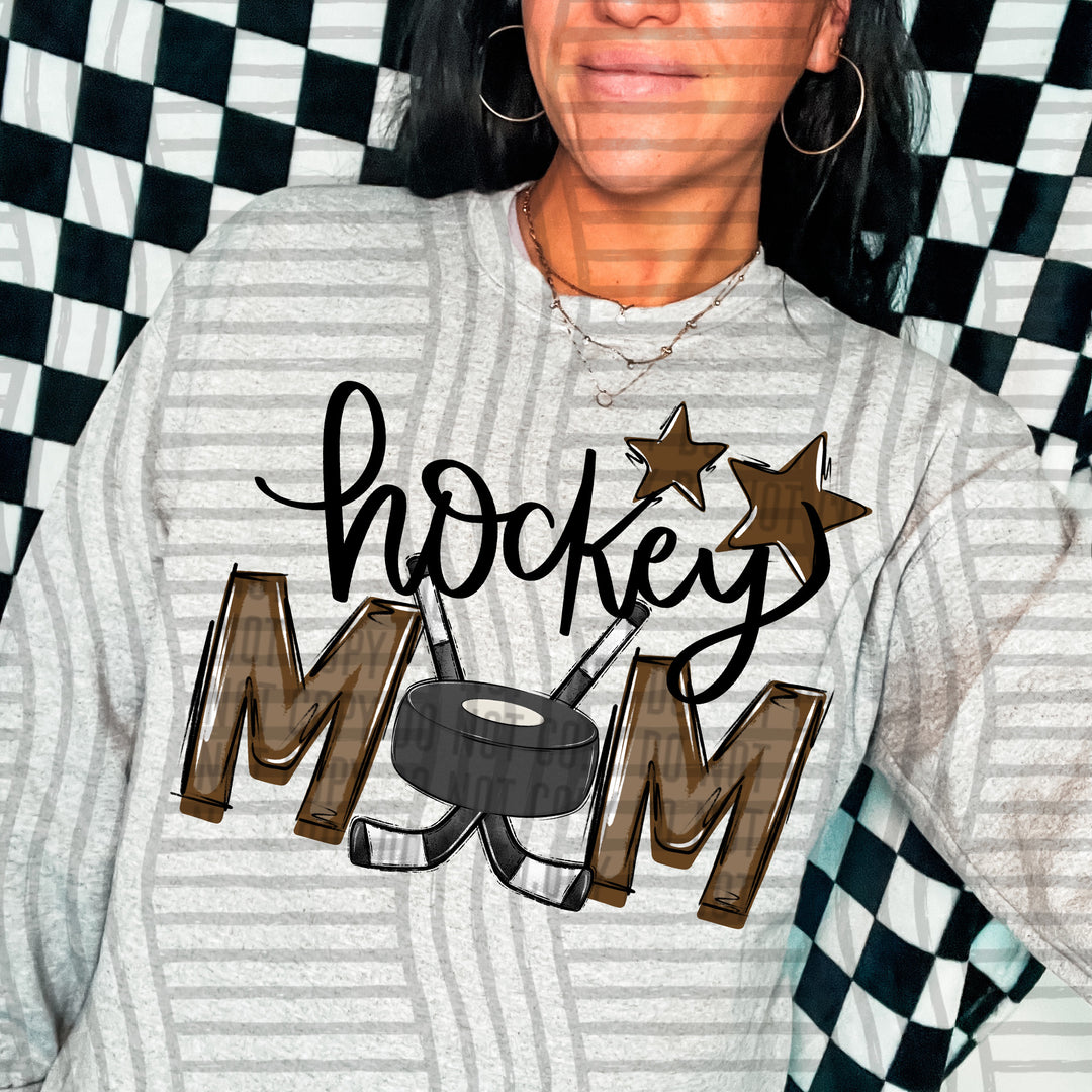 Sports Mom Hockey DTF Print