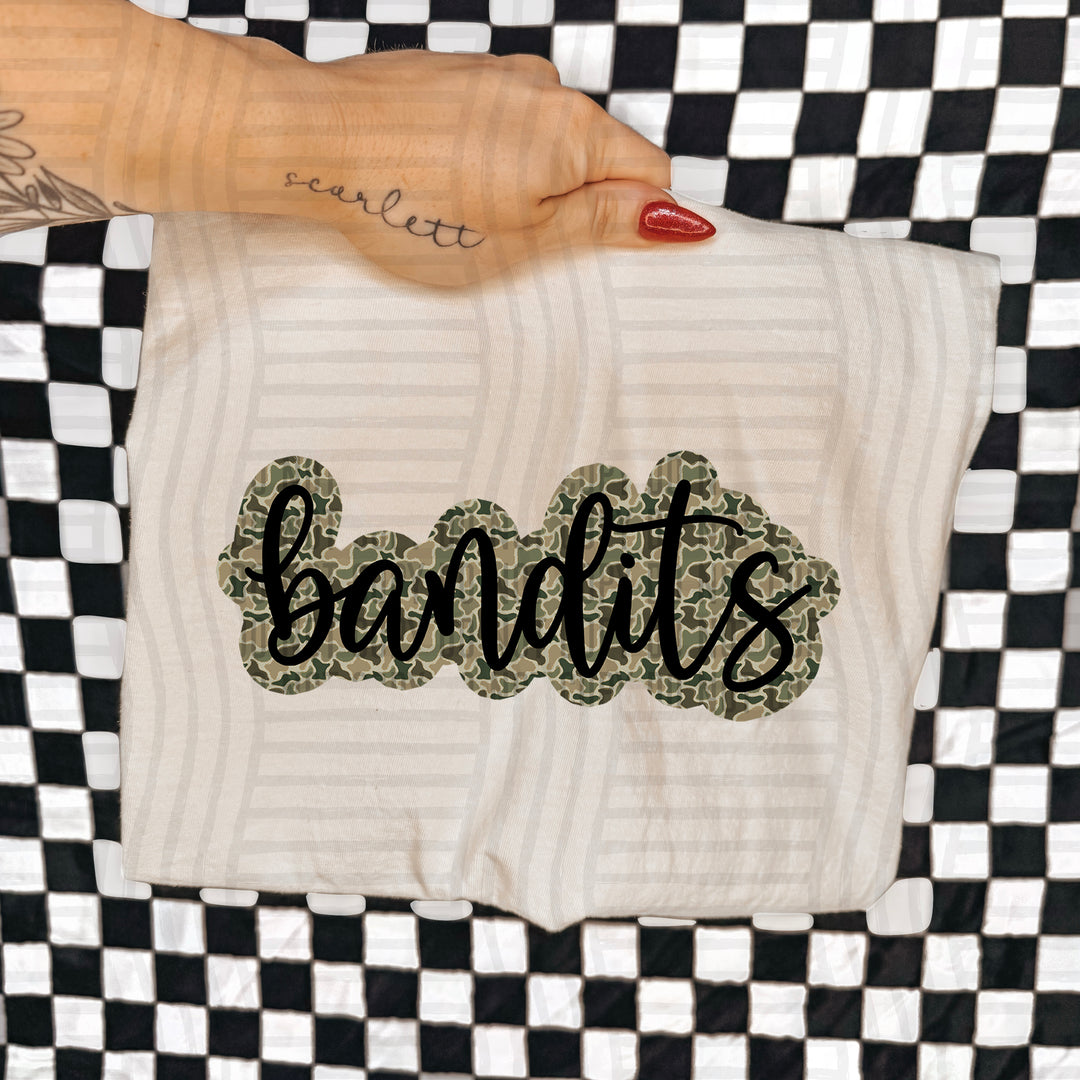 Camo Mascots DTF Print