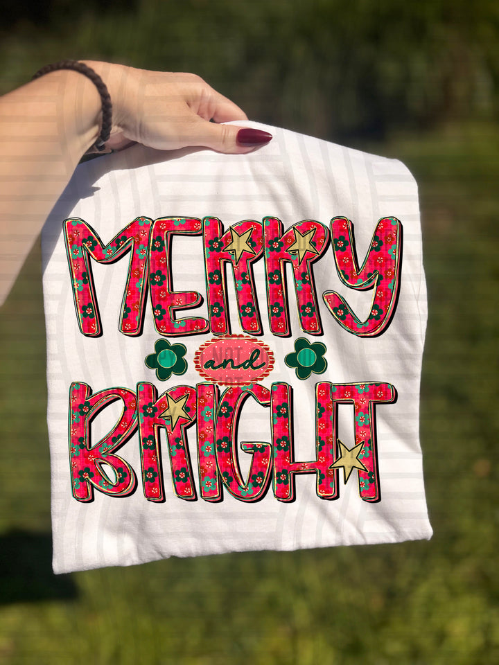 Retro Christmas DTF Print