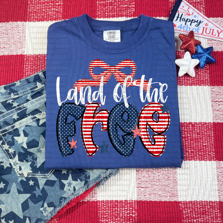 Land Of The Free DTF Print