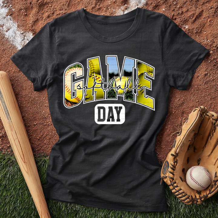 Game Day Softball WHITE DTF Print