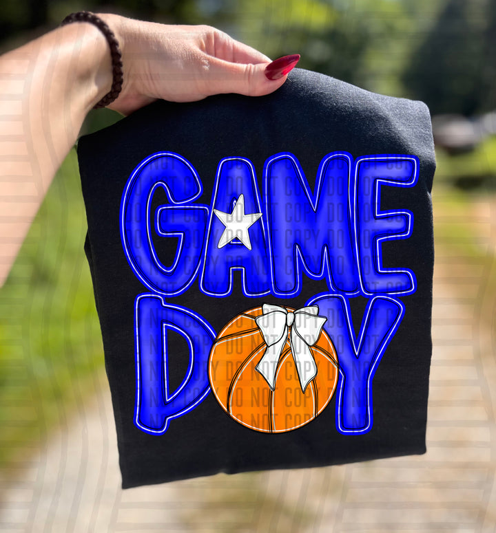 Game Day Basketball DTF Print