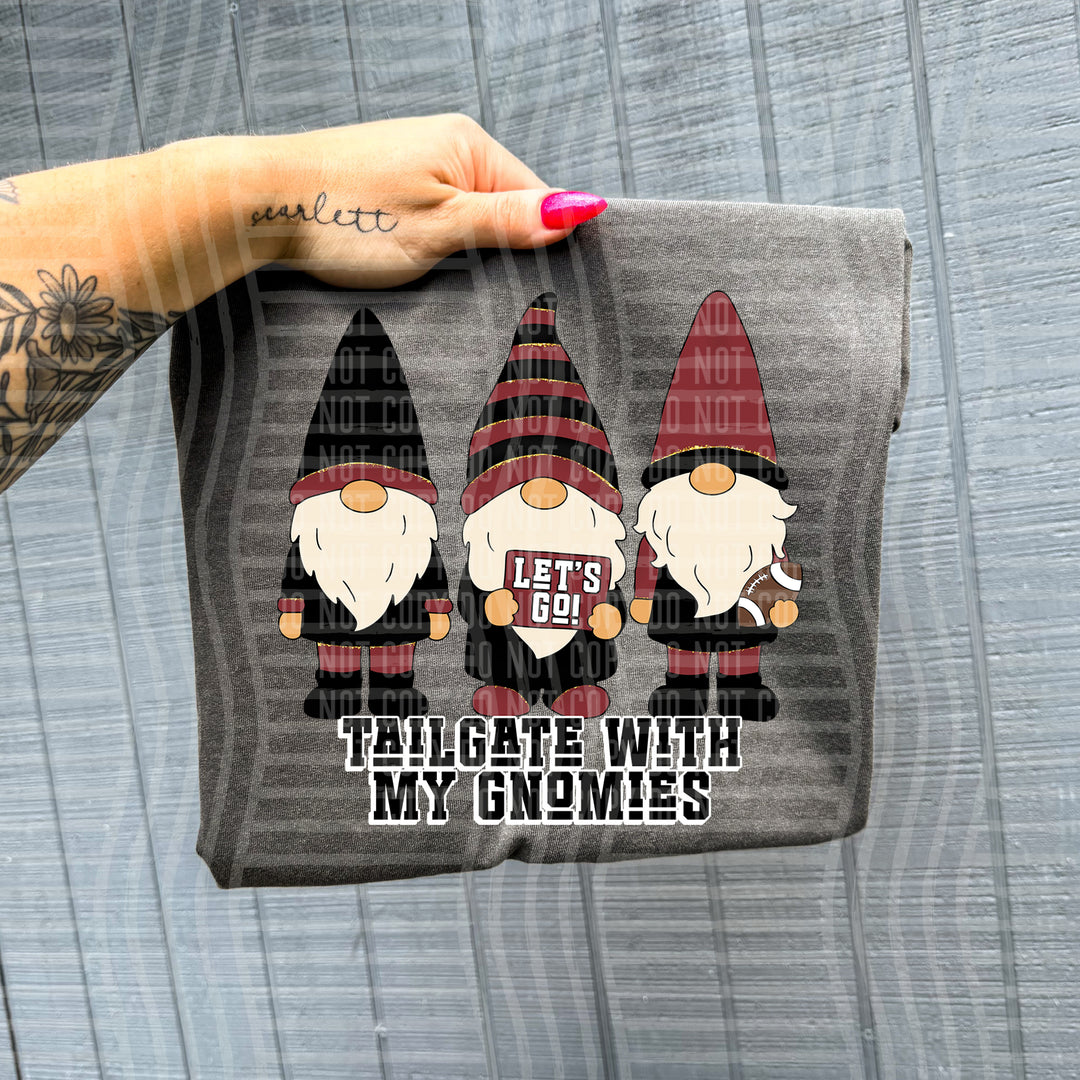 Tailgate With My Gnomies DTF Print
