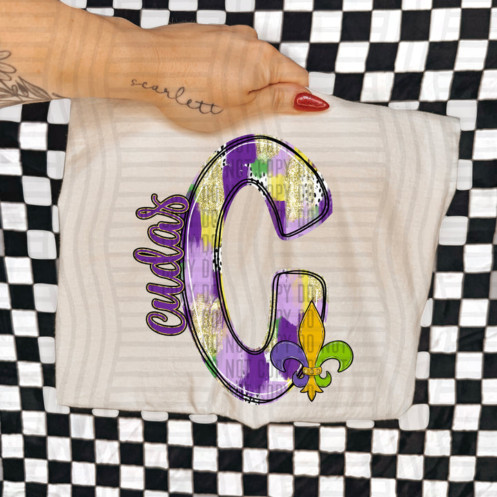Mardi Mascots DTF Print