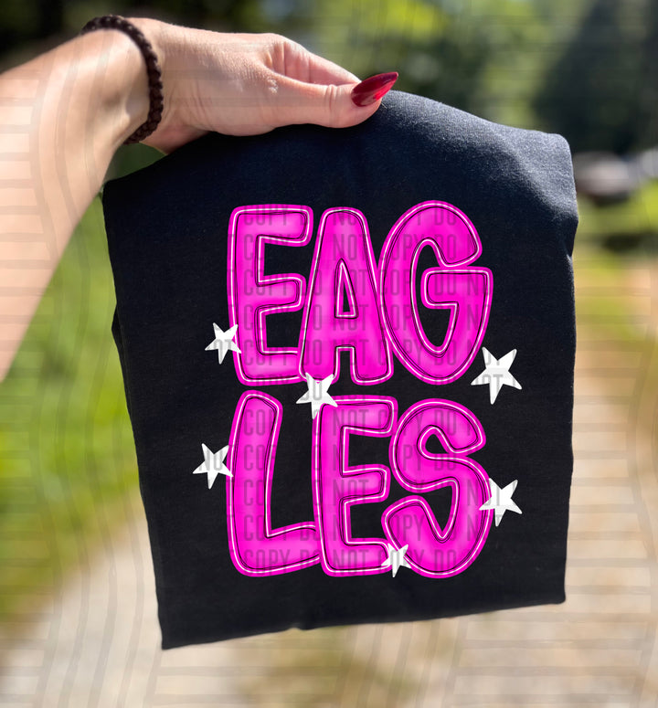 Pink And Preppy Split DTF Print