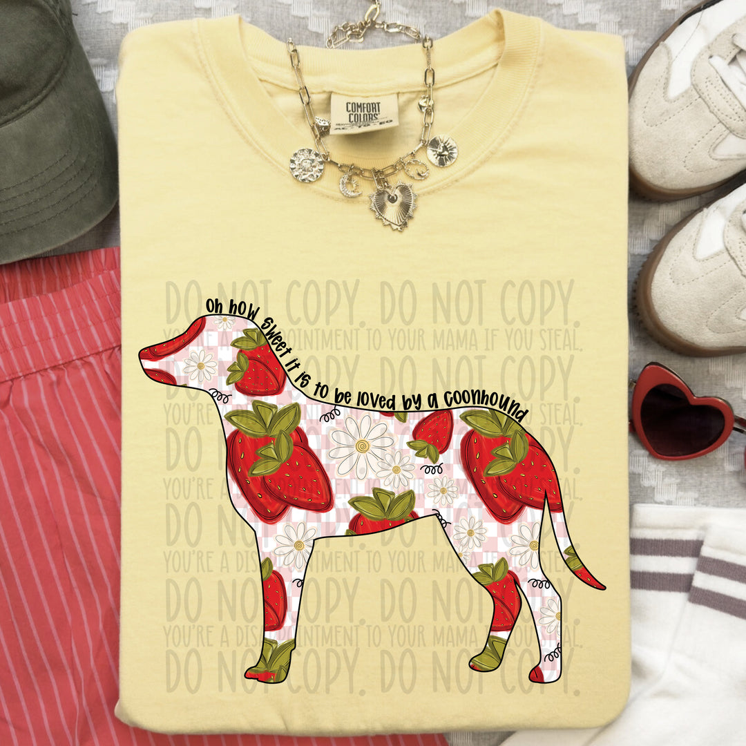 How Sweet Dog DTF Print