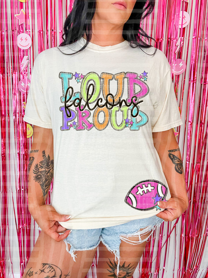 Loud Proud Preppy Leopard Mascots DTF Print