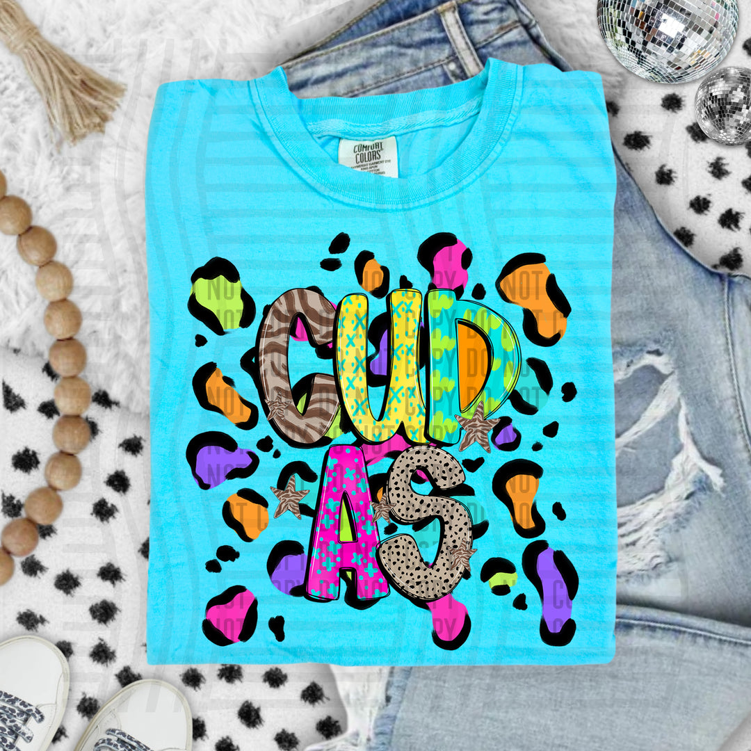 Funky Mix Up Leopard Spots DTF Print