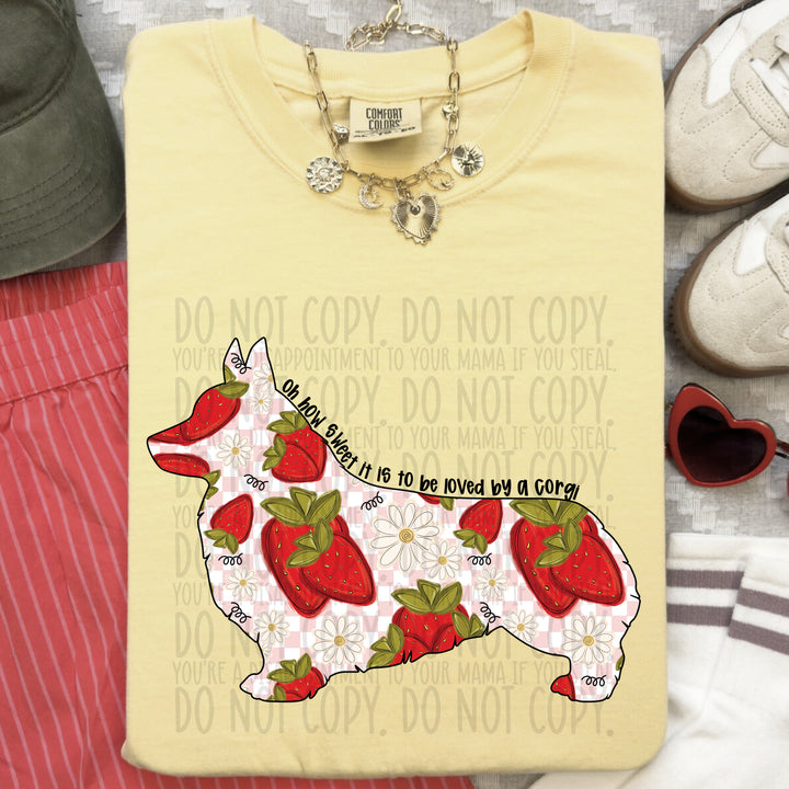 How Sweet Dog DTF Print