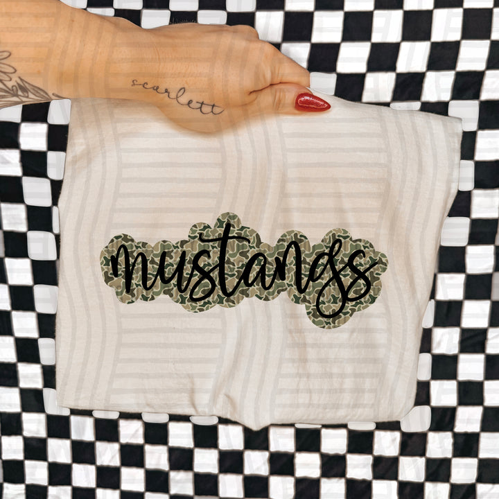 Camo Mascots DTF Print