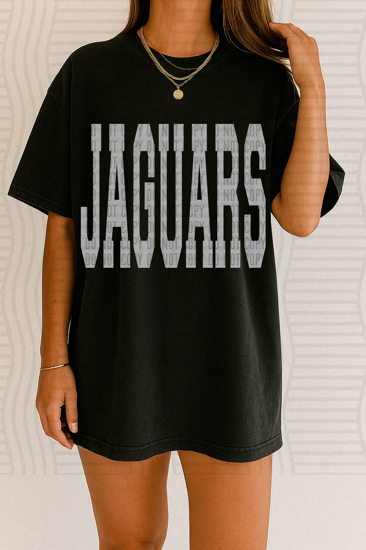 Oversized Stretched Grayscale DTF Print